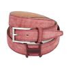 Picture of Bordeaux Vintage Shaped Calf Leather Belt