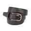 Picture of Black Smooth Calf Leather Belt - 3 cm. wide