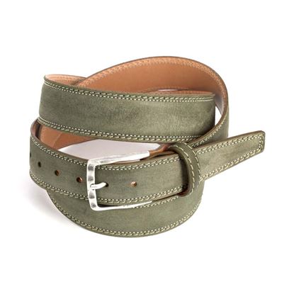 Picture of Mud Brown Calf Leather Belt - 3,5 cm. wide
