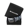 Picture of Aviation Blue Vintage Shaped Calf Leather Belt