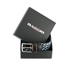 Picture of Dark Brown & Blue Braided Belt - 3,5 cm. wide