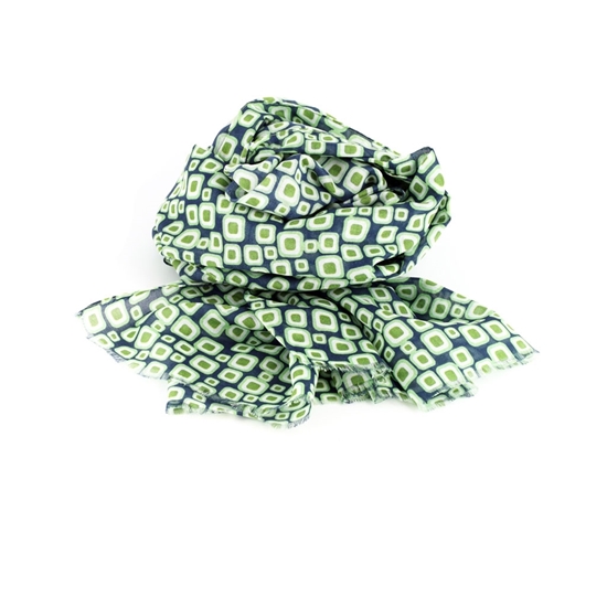 Picture of Geometric Pattern Lightweight Scarf