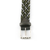 Picture of Green & Grey Braided Belt - 3,5 cm. wide