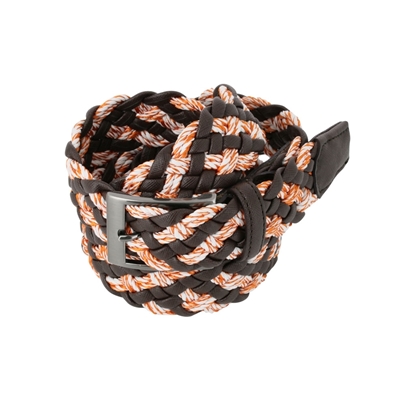 Picture of Brown & Orange Braided Belt - 3,5 cm. wide
