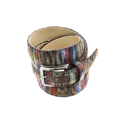 Picture of Colorful Wool Fabric Belt - 3,5 cm. wide