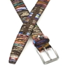 Picture of Colorful Patterned Wool Fabric Belt - 3,5 cm. wide