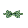 Picture of Green Geometric Pattern Silk Bow Tie