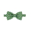 Picture of Green Geometric Pattern Silk Bow Tie