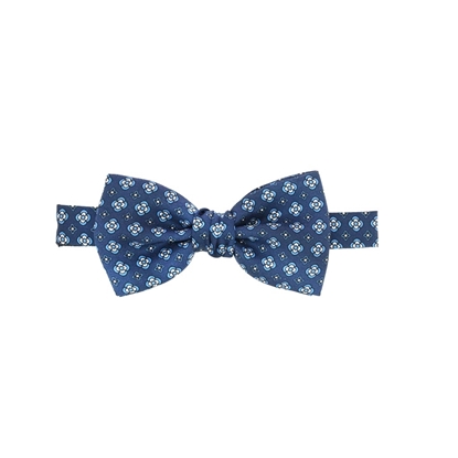 Picture of Little Flowers Patterned Silk Bow Tie