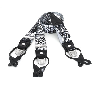 Picture of Comics Pattern Suspenders - 3,5 cm. wide