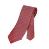 Picture of Classic Geometric Patterned Silk Tie - 8 cm. wide