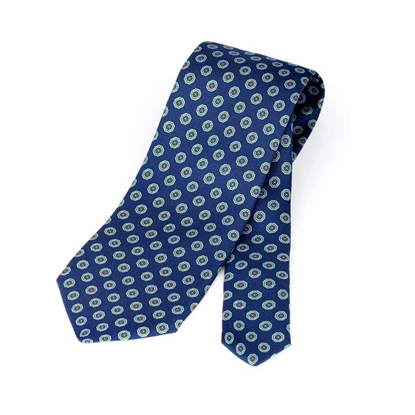 Picture of Micro Patterned Silk Tie - 8 cm. wide