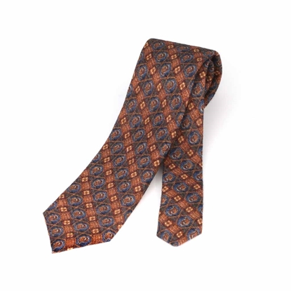 Picture of Fancy Patterned  Wool Tie - 7 cm. wide 