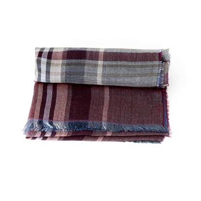 Picture of Raised Fabric Checked Scarf