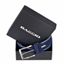 Picture of Blue Alcantara Belt - 3,5 cm. wide