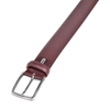 Picture of Burgundy Alveolar Printed Calf Leather Belt - 3,5 cm. wide