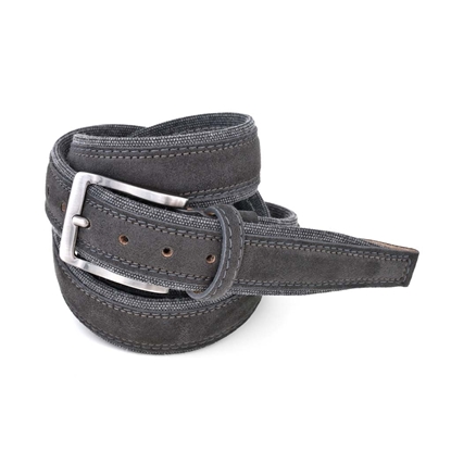 Picture of Dark Grey Alcantara Belt - 3,5 cm. wide