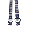 Picture of Geometric Fancy Convertible Ends Suspenders - 3,5 cm. wide