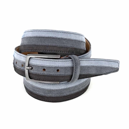 Picture of Three Greys Alcantara Belt - 3,5 cm. wide