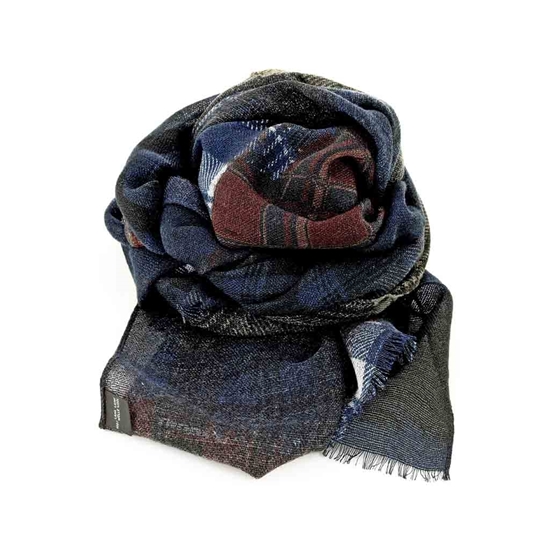 Picture of Wool Fabric Checked Scarf