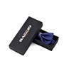 Picture of Light Blue Salt and Pepper Silk Bow Tie