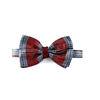 Picture of Red Checked Patterned Silk Bow Tie