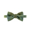 Picture of Green Checked Pattern Wool Bow Tie