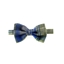 Picture of Blue & Green Checked Wool Bow Tie