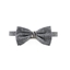 Picture of Grey Little Checked Patterned Wool Bow Tie