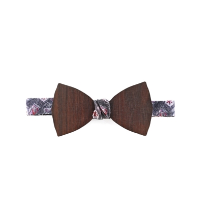Picture of Dark Wood Bow Tie