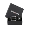 Picture of Black Flat Calf Leather Belt - 3,5 cm. wide