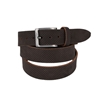 Picture of Dark Brown Flat Calf Leather Belt - 3,5 cm. wide
