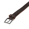 Picture of Dark Brown Flat Calf Leather Belt - 3,5 cm. wide