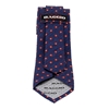 Picture of Blue & Red Micro Pattern Jacquard Silk Tie - 7 cm. wide 