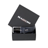 Picture of Blue printed Calf Leather Belt - 3,5 cm. wide