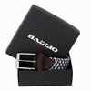 Picture of Brown , Sand & Light Blue Elastic Braided  Belt - 3,5 cm. wide
