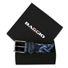 Picture of Dark Blue &  Melange Blue Braided  Belt - 3,5 cm. wide