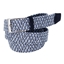 Picture of Light Blue, Grey & Dark Blue Elastic Braided  Belt - 3,5 cm. wide
