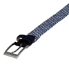 Picture of Light Blue, Grey & Dark Blue Elastic Braided  Belt - 3,5 cm. wide