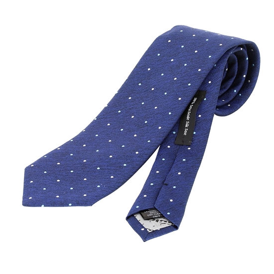 Picture of Micro dots Jacquard Silk Tie - 7 cm. wide 