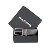 Picture of Middle Grey printed Calf Leather Belt - 3,5 cm. wide