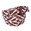 Picture of Red, Light Grey & Dark Grey Braided Belt - 3,5 cm. wide