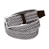 Picture of White & Brown Braided Belt - 3,5 cm. wide
