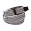 Picture of White & Brown Braided Belt - 3,5 cm. wide