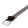 Picture of White & Brown Braided Belt - 3,5 cm. wide