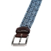 Picture of Light Blue & Brown Elastic Braided Belt - 3,5 cm. wide